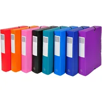 Exacompta 5980E 8er PackSammelbox OPAK mit Gummizug 60 mm