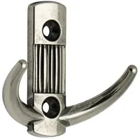 Siro Mantelhaken Argentum Breite 60 mm, Höhe 57 mm,