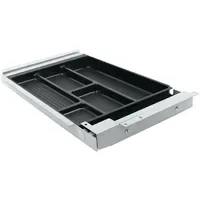 TecLines TUS003A ausziehbare Unterbau Schublade S, silber