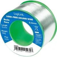 Logilink Lötdraht, 0,56mm, bleifrei, 0,7% Kupfer, 100g