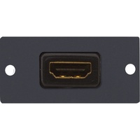 Kramer Wandplatten-Einsatz W-H(W-HDMI)(B)