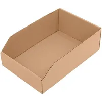 TransPak Regalkasten L300xB200xH100mm braun 1-wellige Pappe