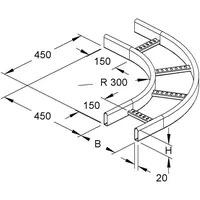 Niedax Kleiner Bogen KRCBK 60.125 F