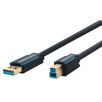 Clicktronic USB 3.0 Kabel, 1,8 m Blau