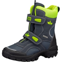 Brütting Lico Samuel V Jungen Schneestiefel, marine/schwarz/lemon, 25