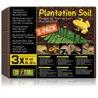 Exo Terra Plantation Soil Brick 8.8L 8QT (3-Pack 26.4L)