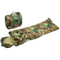 Mil-Tec Herren Pilot Pilotenschlafsack, Woodland, 185 x 75 cm