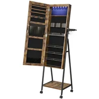 Songmics Schmuckschrank vintagebraun-schwarz
