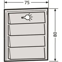 RENZ Renz, 97-9-85276.9016 Tastenmodul 1 Licht-/3 Taster