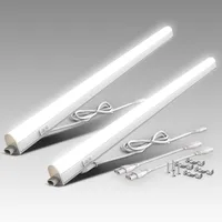B.K.Licht - 2er Set LED Leiste mit Ein-Ausschalter, neutralweiße