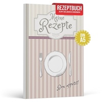 LifeDesign Rezeptbuch zum Selberschreiben A5 - Meine Rezepte -