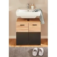 Stella Trading RIOM Badezimmer Waschbeckenunterschrank in Artisan Eiche Optik