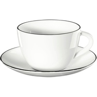 Asa Selection Kaffeetasse mit Untertasse 0,21 l Weiß