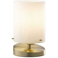 CASANOVA casa NOVA Tischlampe LIDA, Messingfarben - Glas -