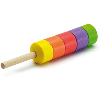 Erzi 14060 EIS am Stiel Kunterbunt aus Holz, Kaufladenartikel