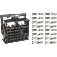 ACV Electronic Montageset Quadlock Steckergehäuse 20-teilig