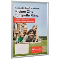 Update displays Klapprahmen Easy-Fix silber 24,0 x 32,7 cm