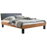 Hasena Massivholzbett Sondrio 90 x 200 cm Holz Braun