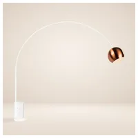S.LUCE Ball Design-Bogenlampe mit Marmorfuß modern
