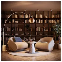 S.LUCE Ball Design-Bogenlampe mit Marmorfuß modern