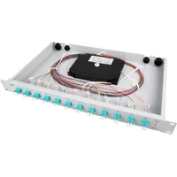 Telegärtner Spleißbox bestückt 6xLCD 9/125 OS2 1HE TNSB-Be-6LCD-E9-OS2