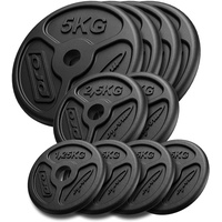 Marbo Sport Slim Guss Hantelscheiben-Set Gewichte mit ø31 mm