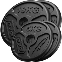 Marbo Sport Olympia Guss Hantelscheiben-Set Gewichte mit ø51 mm