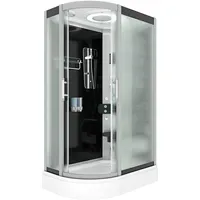 AcquaVapore D60-73M0L Komplettdusche mit Schiebetür 120 x 80 cm
