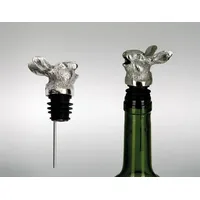 Silberkanne Flaschenausgießer Hase L 3,5cm D 3,0cm Edelstahl