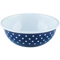 RIESS Riess, Country Küchenschüssel Ø18cm 1 Liter, Dirndl pünktchenblau,