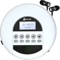Klim Nomad CD Player Bluetooth - Tragbarer CD-Player Discman