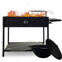 Grillpeter Mangal Batyr 80 Set mit Grillrost Kasan 10L