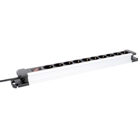 Unitec Steckdosenleiste 10-fach 2 m Schwarz 1 St.