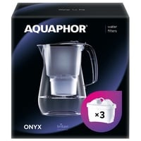 Aquaphor Onyx Wasserfilterkanne 4,2 l, zur Reduzierung von Kalk,