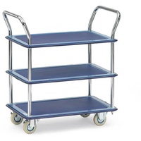FETRA 3113 Etagenwagen Stahl pulverbeschichtet Traglast (max.): 120kg Brillantblau