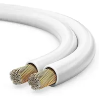 Sonero Lautsprecherkabel 2x4,0mm2, CCA 25,0m, weiß