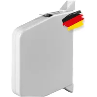 BAUHELD Gurtwickler Aufputz 23mm Maxi mit Einfädelautomatik schwenkbar Weiß