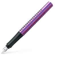 Faber-Castell 140841 - Füller Grip Glam, Edition F, violett