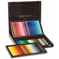 Caran d'Ache Pablo Holzkoffer 120 St. mehrfarbig