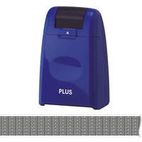 Plus Japan Datenschutz-Rollstempel Camouflage selbstfärbend schwarz ohne Logo, 1