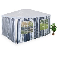 Relaxdays Seitenteile für 3x4m Pavillon, 2er Set, wasserdicht, Seitenwände