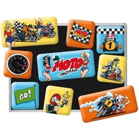 Nostalgic-Art Retro Kühlschrank-Magnete, 9 Stück, MOTOmania – The Winner