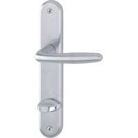 HOPPE 2949527 Drückergarnitur Verona-auf Langschild WC Entfernung 90mm, für