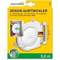 Schellenberg 50150 Rolladen Gurtwickler Aufputz inkl. Rolladengurt 14 mm