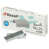 Rexel Bambi Heftklammern 6/4 ACCO5020 Verzinkter Stahl Silber 1500