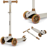 Lionelo Jessy Premium Dreirad-Kinderroller mit LED-Rädern für Kinder 3