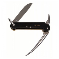 Max Fuchs BW Marine-Taschenmesser, schwarz, Marlspieker