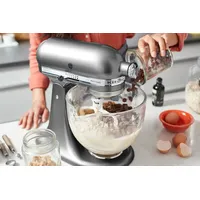 KitchenAid Artisan 5KSM185PS Medallion Silber Beginnerset