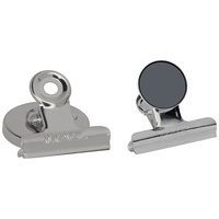 Maul 2184096 Magnet Papierklammern mit Schutzfolie, Weite 20mm, 2