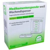 Medi-Inn+ Medi-Inn Wochendispenser 7 Tage Tablettenbox N11484-w, weiß (1